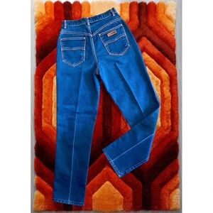 Vintage Gitano 80s 90s High Rise Saddleback Western Mom Jeans Tapered
